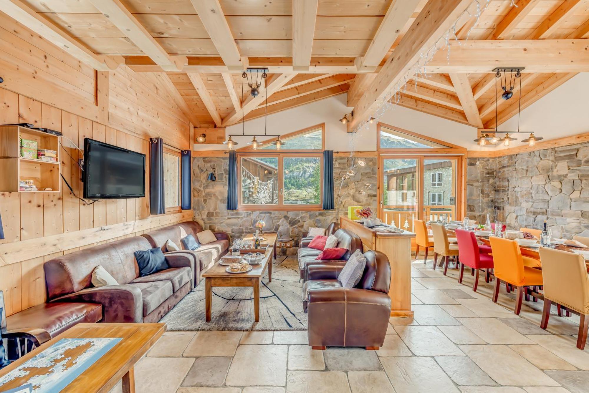 Chalet Monte Bianco 蒂涅 外观 照片